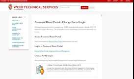 
							         Password Reset Portal - Change Portal Login								  
							    