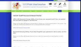 
							         Password Reset Portal - Secep								  
							    