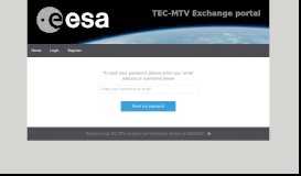 
							         Password Reset – TEC-MTV Exchange portal								  
							    