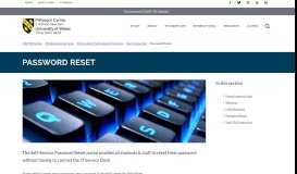 
							         Password Reset - University of Wales Trinity Saint David - uwtsd								  
							    