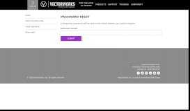 
							         Password Reset - Vectorworks Student Portal								  
							    