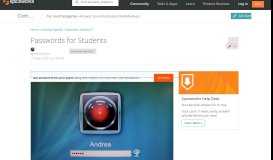 
							         Passwords for Students - Education Industry IT - Spiceworks Community								  
							    