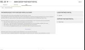 
							         Passwort Reset - BMW Group Partner Portal - bmw.com								  
							    