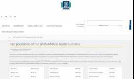 
							         Past presidents of the BMA/AMA in South Australia | Australian ...								  
							    