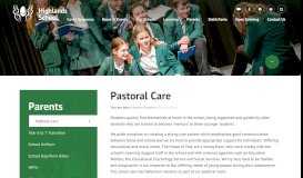 
							         Pastoral Care - Highlands School								  
							    