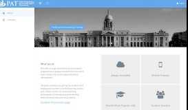 
							         PAT Online Learning Portal								  
							    