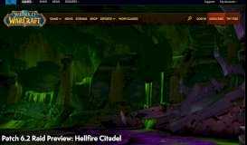 
							         Patch 6.2 Raid Preview: Hellfire Citadel - World of Warcraft								  
							    