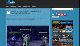 
							         Patch 8.1 Warfront: Darkshore Scenario Questline - Blizzplanet | Warcraft								  
							    