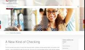 
							         Patelco Plus Checking - Patelco Credit Union								  
							    