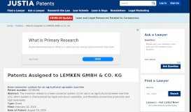 
							         Patents Assigned to LEMKEN GMBH & CO. KG - Justia Patents Search								  
							    