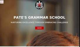 
							         Pate's Grammar School Website								  
							    
