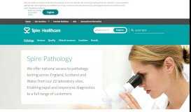 
							         Pathology portal - Spire Healthcare								  
							    