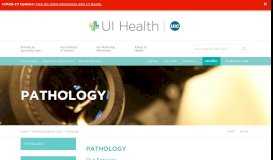 
							         Pathology | UI Health								  
							    