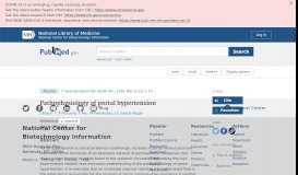 
							         Pathophysiology of portal hypertension. - NCBI								  
							    