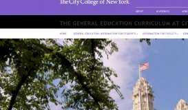 
							         Pathways General Education Requirements | The City College of New ...								  
							    