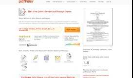 
							         Pathways John Deere - Fill Online, Printable, Fillable, Blank | PDFfiller								  
							    