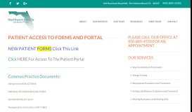 
							         Patient Access to FORMS and Portal - Northwest Florida Ear, Nose ...								  
							    