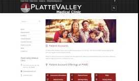 
							         Patient Accounts - Platte Valley Medical Group								  
							    