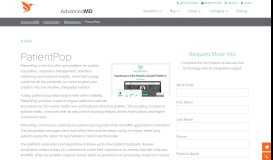 
							         Patient Acquisition by PatientPop - AdvancedMD Marketplace								  
							    