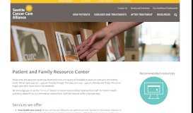 
							         Patient and Family Resource Center | Seattle Cancer Care Alliance								  
							    