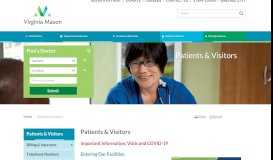 
							         Patient and Visitor Resources | Virginia Mason Medical Center, Seattle								  
							    