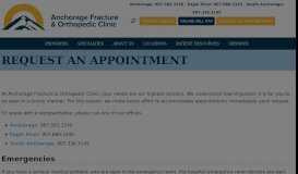 
							         Patient Appointment | Anchorage Fracture & Orthopedic Clinic ...								  
							    