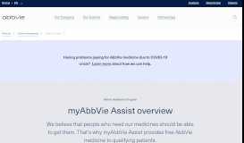 
							         Patient Assistance - Patients | AbbVie								  
							    
