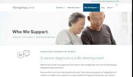 
							         Patient Benefits - Navigating Cancer								  
							    
