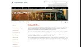 
							         Patient Billing | Allegan General Hospital								  
							    