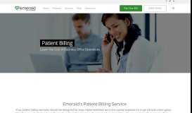 
							         Patient Billing - Emerald AR								  
							    