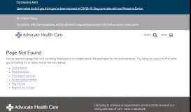 
							         Patient Care - Advocate Health Care								  
							    