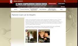 
							         Patient Care at IU Health: : Indiana University								  
							    