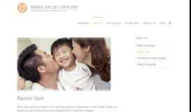 
							         Patient Care | Medford Oregon - Rogue Valley Urology								  
							    