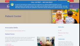 
							         Patient Center :: Chester Pediatrics								  
							    