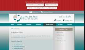 
							         Patient Center - Long Island Digestive Disease Consultants								  
							    
