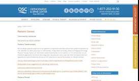 
							         Patient Center | New Patient Portal | Online Bill ... - OSC-Ortho.com								  
							    