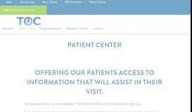 
							         Patient Center | Tallahassee Orthopedic Clinic								  
							    