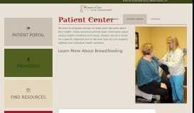 
							         Patient Center - Women's Care of the Commonwealth								  
							    