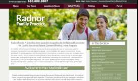 
							         Patient Centered Medical Home - Radnor Family Practice | Wayne, PA								  
							    