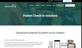 
							         Patient Check In Solutions | Online Patient ... - Clearwave								  
							    