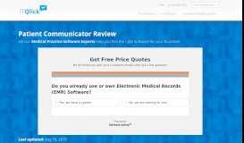 
							         Patient Communicator Review - Why 4.9 Stars? | ITQlick								  
							    