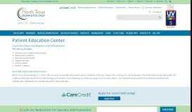 
							         Patient Education Center | North Texas Dermatology Richardson ...								  
							    