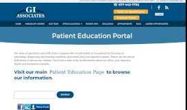 
							         Patient Education Portal - Gastroenterologist Wausau ... - GI Associates								  
							    