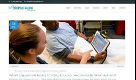 
							         Patient Engagement Tablets Providing Education and Service in ...								  
							    