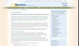 
							         Patient Experience | Onslow Memorial Hospital								  
							    
