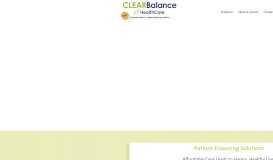 
							         Patient Financing Company I ClearBalance								  
							    