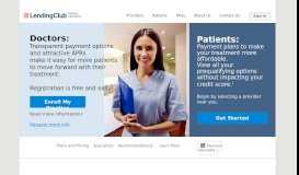
							         Patient Financing Made Easy | Lending Club Patient Solutions								  
							    