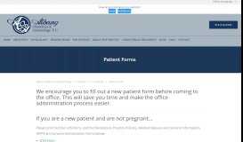 
							         Patient Forms - Albany Obstetrics & Gynecology, P.C.								  
							    