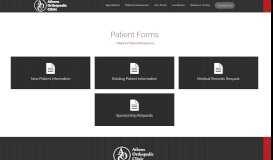 
							         Patient Forms - Athens Orthopedic Clinic								  
							    