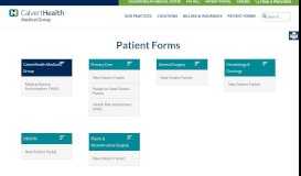 
							         Patient Forms | CalvertHealth Medical Group								  
							    